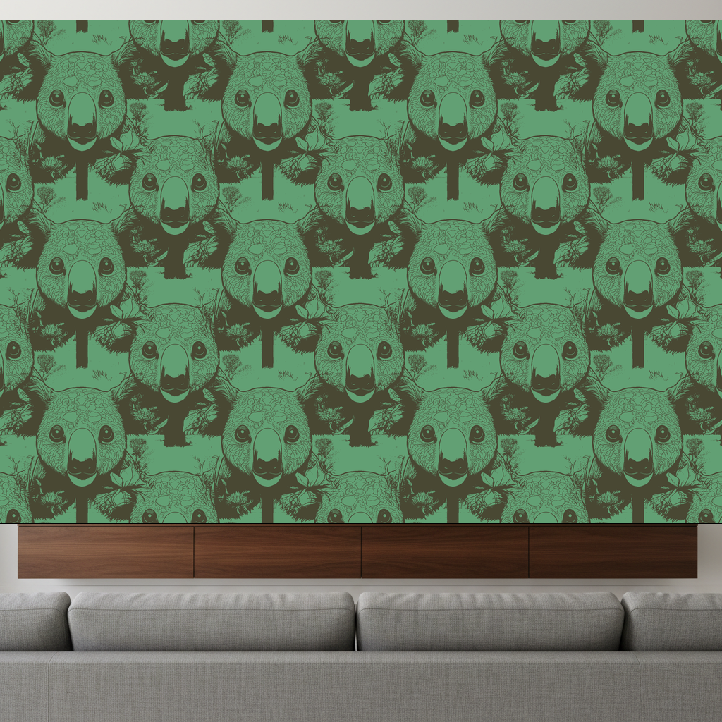Koalas Drift in Plum — residential