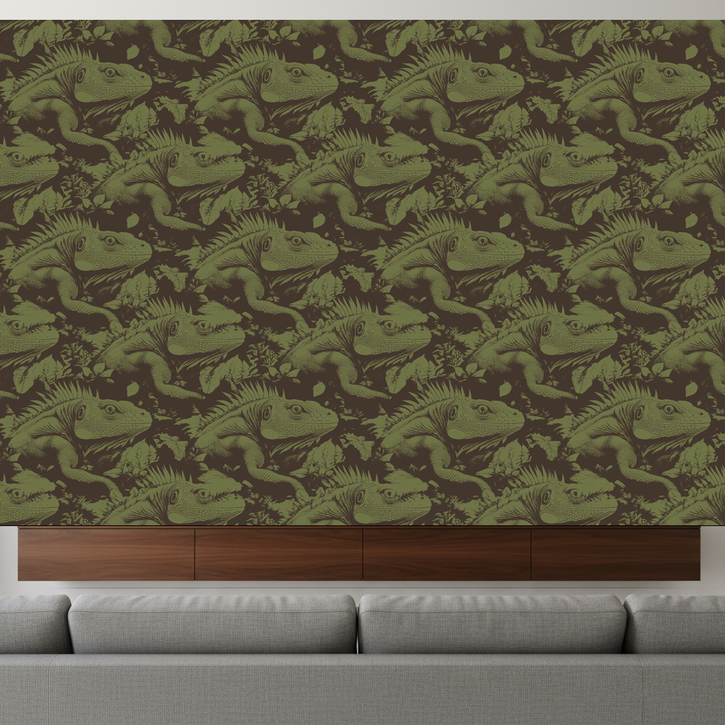Iguanas Halcyon in Terracotta — residential