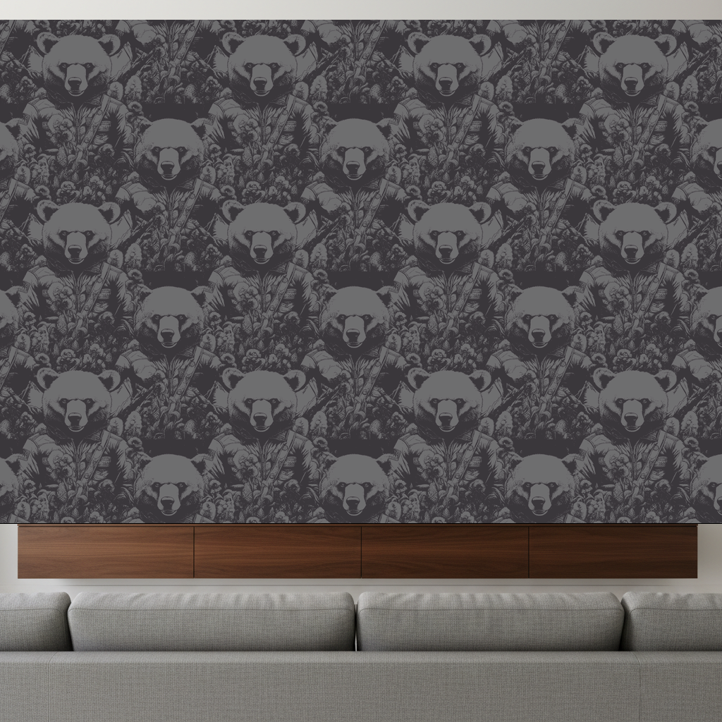 Bears Lullaby in Garnet — residential
