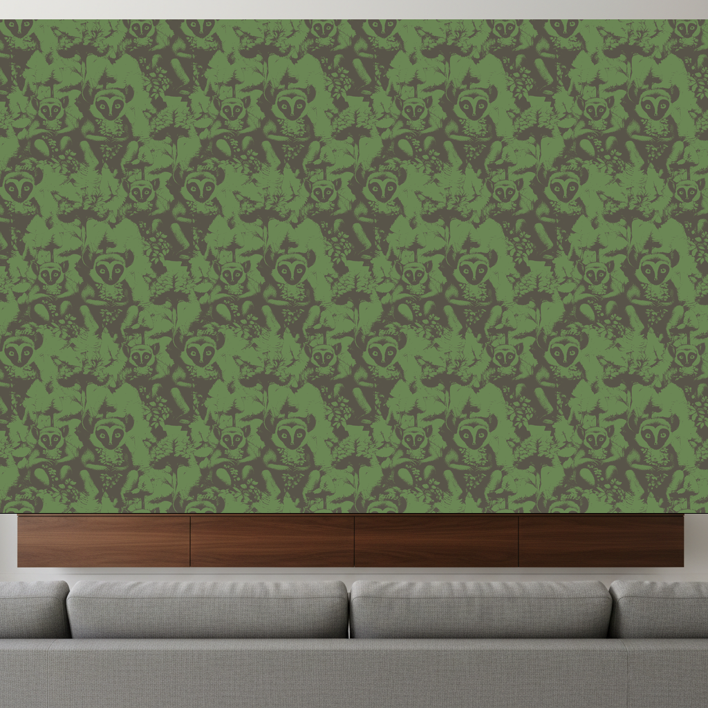 Lemurs Daydream in Pewter — residential