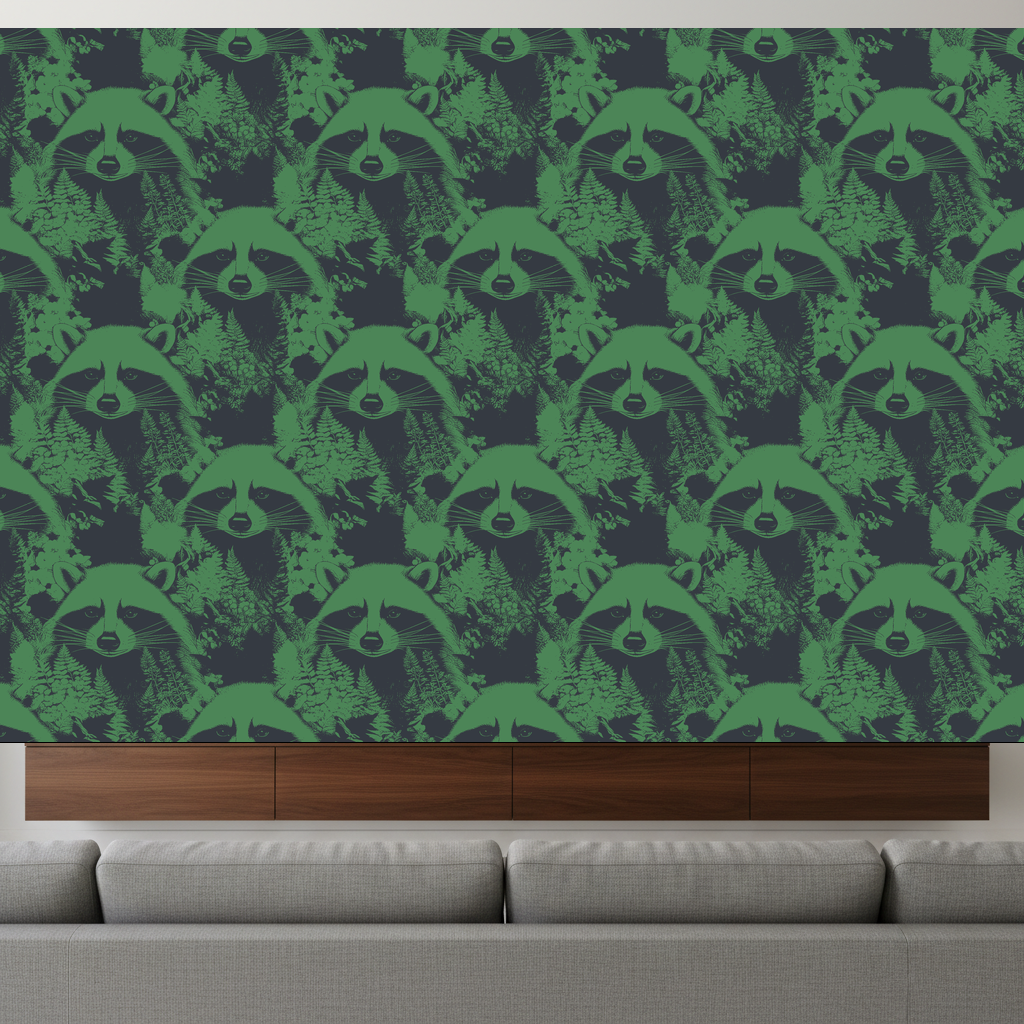 Raccoons Drift in Rosewood — residential