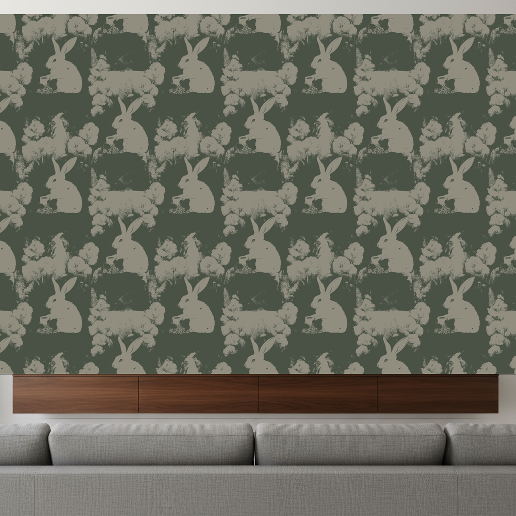 Rabbits Halcyon in Bottle Green — residential