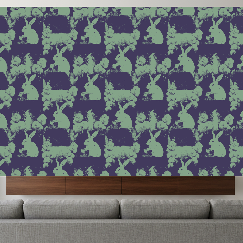 Rabbits Drift in Bottle Green — residential