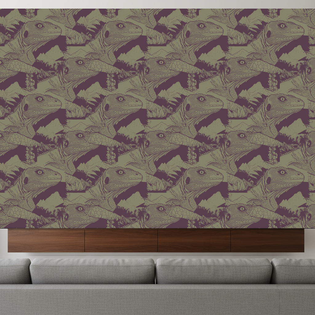 Iguanas Idyll in Pewter — residential
