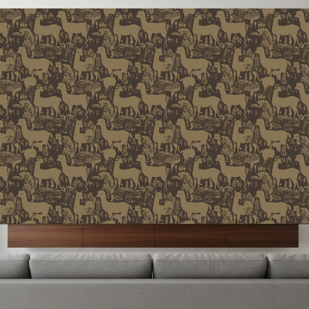 Alpacas Reverie in Ochre — residential