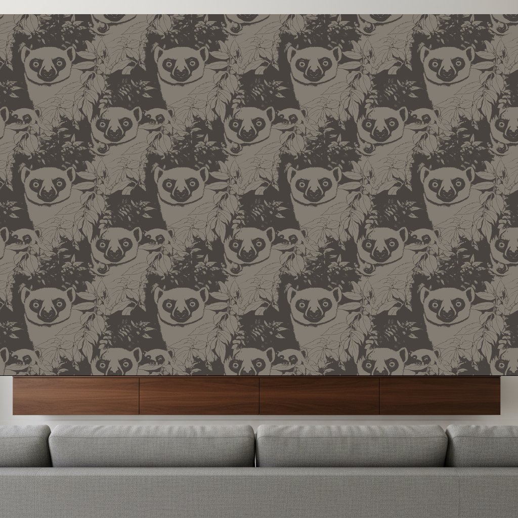 Lemurs Slumber in Charcoal — residential