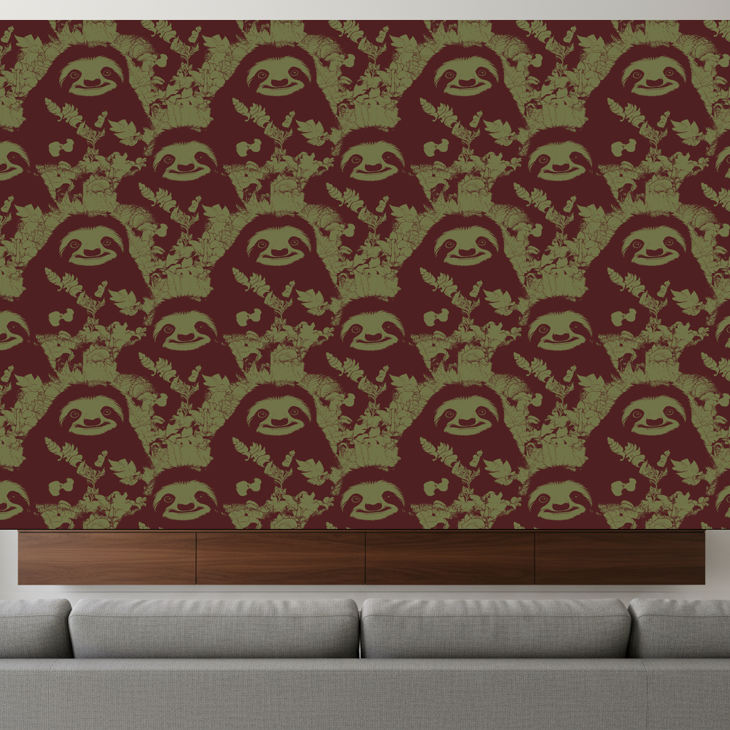 Sloths Halcyon in Garnet — residential
