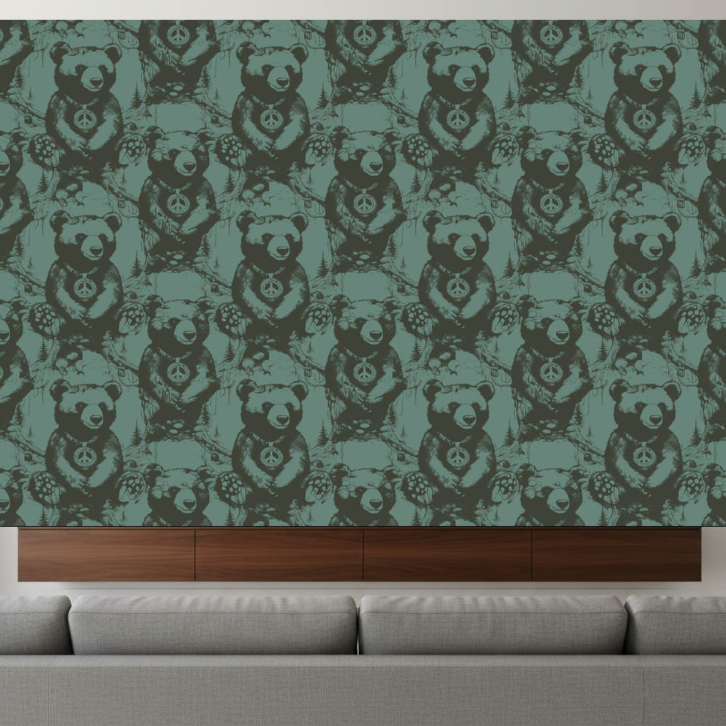 Bears Lullaby in Plum — residential
