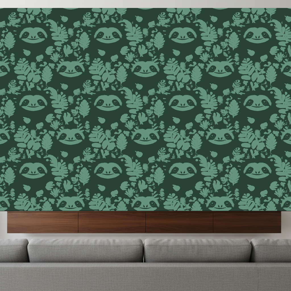 Sloths Lullaby in Terracotta — residential